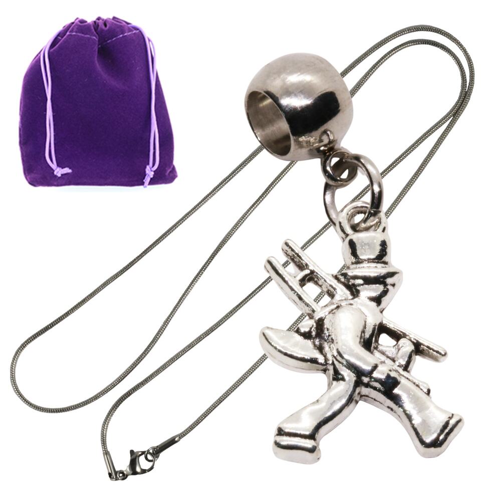 Metal Alloy Handyman Charm Necklace, Fun Tools Inspired Pendant Jewelry